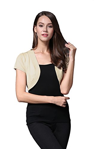 Image of Sofishie Trendy Short Sleeve Shrug Open Cardigan
