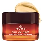 Nuxe Rêve de Miel Honey Lip Balm 15ml, Repairing Lip Balm, Nourishes & Softens Very Dry Lips, With Honey & Beehive Ingredients, Daily or Overnight Use, Vegan Formula