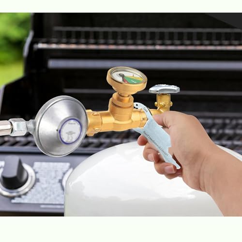 YUNYU Llave cilíndrica de acero inoxidable, llave reguladora multifunción con abridor de botellas integrado, herramienta de camping al aire libre para tanques de propano y butano - imagen 5