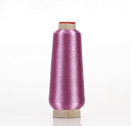 Image of Sparkle Metallic Threads Machine Embroidery - 5000 Yards per roll (Pink Color)