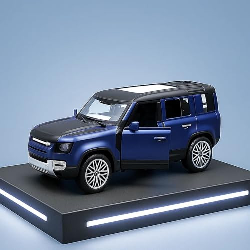 Image of GRAPHENE 1:36 Scale Diecast Metal Pull-Back Action Defender Toy Car Alloy Body Openable Doors Bonnet Boot Realistic Vehicle Toy for Boy Kids 2+yrs 2 3 4 5 6 7 8 Years Off Road (Pack of 1)