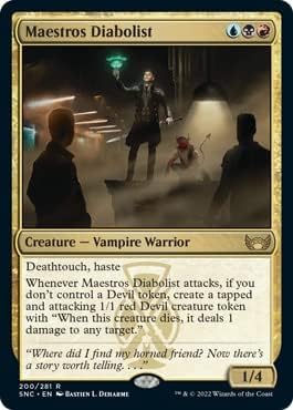 Magic: the Gathering - Maestros Diabolist (200) - Streets of New Capenna