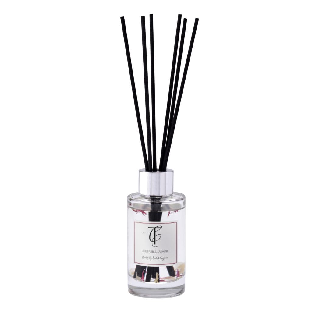 The Country Candle Co. Pastels Range Reed Diffuser - Rhubarb & Jasmine