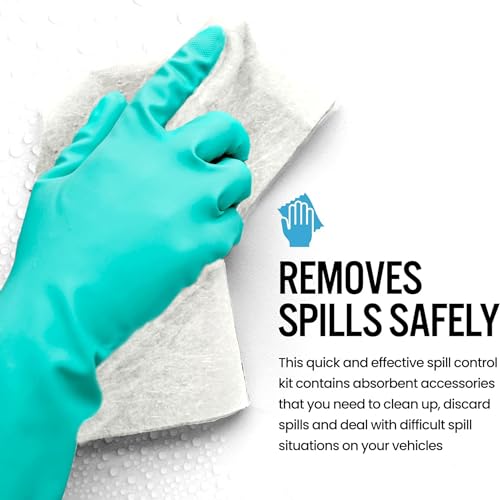 Image of 5-Gallon Spill Kit Container with Lid for Oil, Hazardous, and Bodily Fluid Cleanup