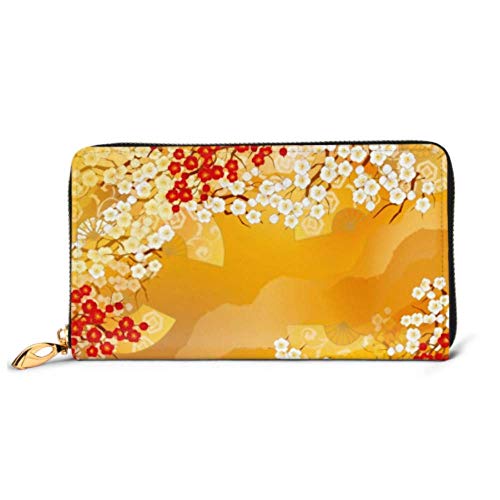 Preisvergleich Produktbild JHGFG Mode Handtasche Reißverschluss Brieftasche Schöne Kimono Illustrationen Japan Telefon Kupplung Geldbörse Abendkupplung Blockieren Leder Brieftasche Multi Card Organizer