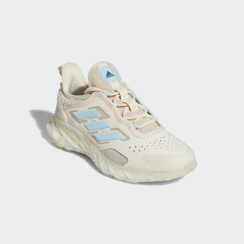 adidas Womens Web Boost Lace Up Sneakers Shoes Casual - Off White4