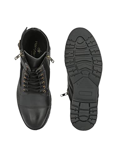 Image of Harrytech London High Ankle Leather Boots for Men