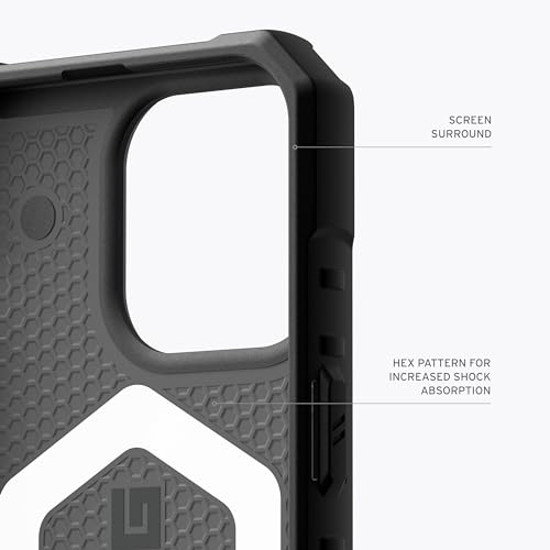 Coque iPhone 15 Pro aimantée UAG Pathfinder argenté protection robuste antichoc - 5