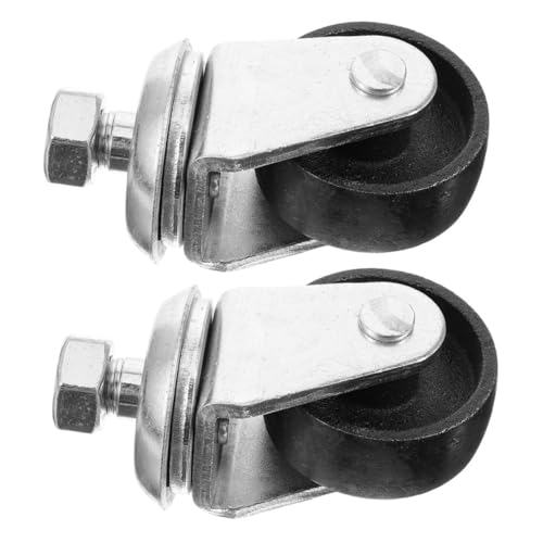 HOLIDYOYO 2Piezas Giratorias de Alta Resistencia Unidades Accesorio de Reemplazo Jack Horizontal Estabilidad Transporte