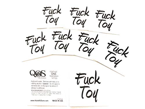 F. Toy Temporary Tattoo - Queen Of Spades - Vixen - Cuckold - Sissy - JOS (15 Tattoos)
