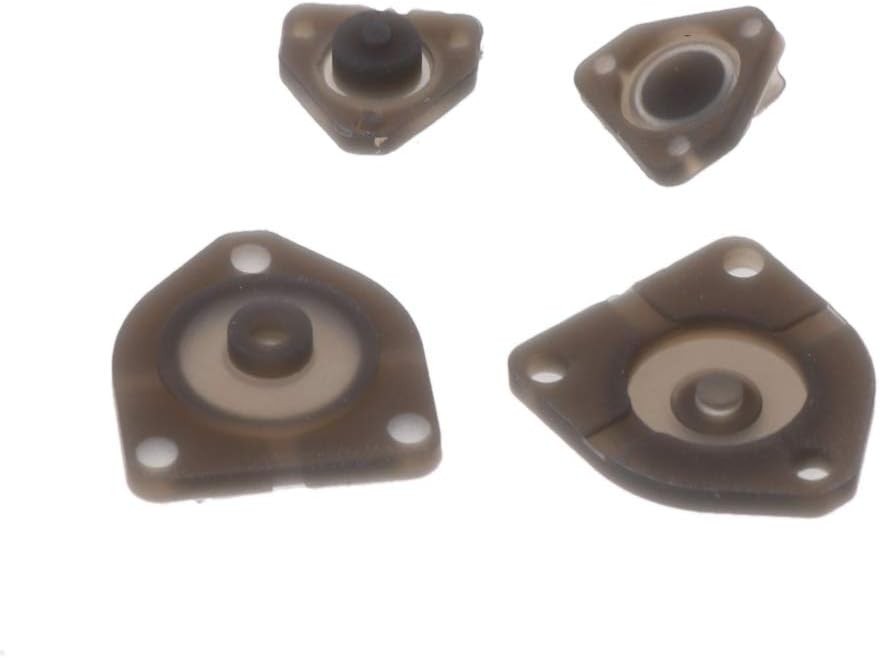 KERDEJAR L1 R1 L2 R2 Trigger Buttons Analog 3D Controller Thumb Cap Rubber Conductive for PS4 Controller Repair Kit