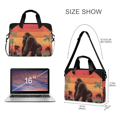 Bolso Vintage para Laptop con Multi-Bolsillos 13-16 pulg miniatura 5