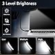 LEDBOKLI USB Lampe Dimmbare USB Licht, 2.8W Flexible Tastatur Licht für PC Computer 14 LED Perle, weißesLicht, 3 Stufig Einstellbare Helligkeit, EIN/Aus Touch Schalter, für Laptop, Powerbank, Schwarz