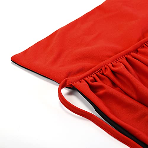Utavu 55Inch1.4Meters Halloween Vampire Costume Cosplay Cloak Cape Prop Dual-Layer Adult'S Masquerade Supplies Black thumb #1