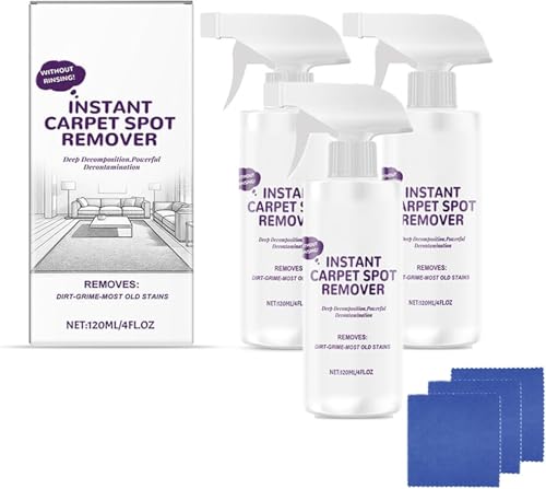 2025 Nuevo limpiador de alfombras multiusos y potente de secado rápido, removedor instantáneo de manchas de alfombras, limpiador de manchas y manchas de fuerza profesional (3)