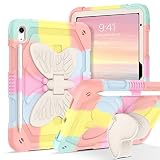 GUAGUA Compatible with iPad 10th Generation Case 10.9 Inch 2022 with Pen Holder Kickstand 2 in 1 Rug