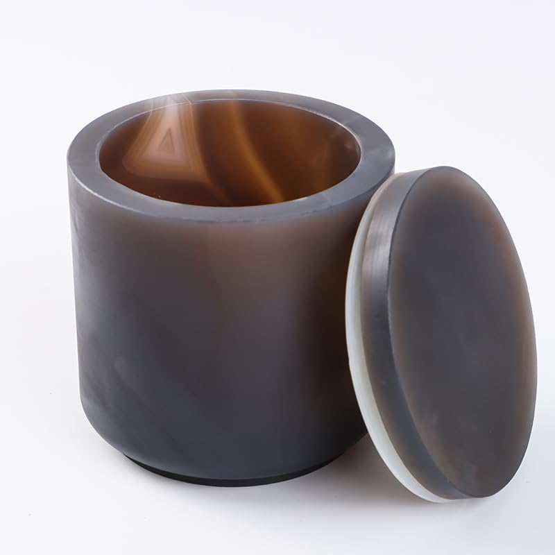 Tanque de molienda de bolas de ágata natural con perlas de molienda (50 ml, 100 ml, 250 ml, 500 ml, 1000 ml)(100ml)