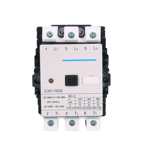 Contacteur triphasé CJX1-75/22 24V relais de puissance commutateur