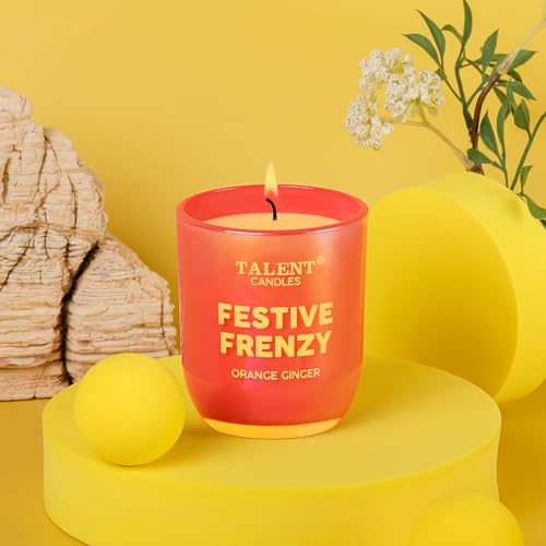 Talent Candles TALENT CANDLEGG7585HD Scented Candles Enjoy Collection Of Jar Candles, Natural Soy Aromatherapy Candle, Gift For Women And Men - Orange Ginger thumb #4