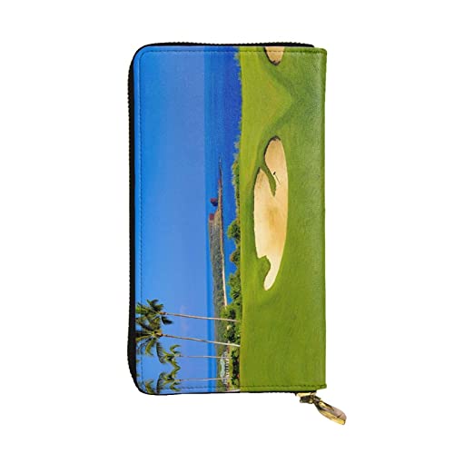 Portefeuille en cuir Polar Bear Golf le cadeau parfait pour femme