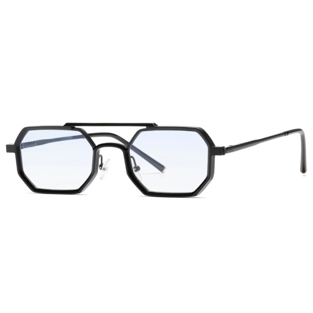 Occhiali da sole piccoli retrò in metallo alla moda per donna e uomo, occhiali da sole classici vintage Uv400 per esterni