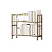 Pamięć biurko Półka Prosta Półka Półka Półka Wielowarstwowa Bambus Bambusowa Regument Books Student Bookcase Półka Decor Książki (Size : 50cm)