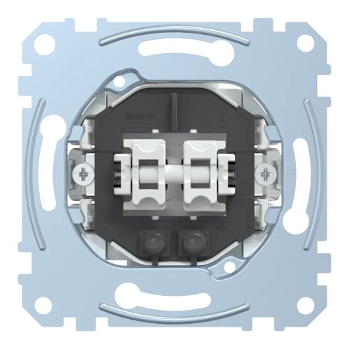 Merten MEG3105 Series Control Switch Insert 1 Pole, 10 AX, AC 250 V, Plug-in terminals, Schwartz