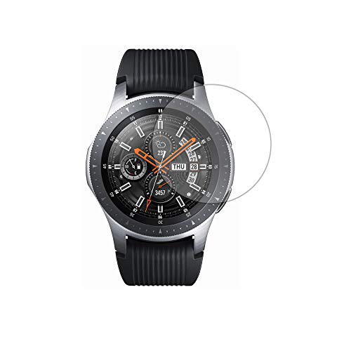 ClearView �y2���Z�b�g�zSAMSUNG Galaxy Watch (46mm) SM-R800�Ή��y���˖h�~�m���t�B���[�^�C�v�z�t���ی�t�B���� �M���c�L�Ȃ�