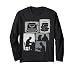 Writer Vintage Collage Writing Men Author Journalist Long Sleeve T-Shirt