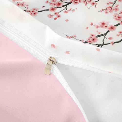 Housse de couette fleurs de prunier lit double parure de lit peinture paysage rétro