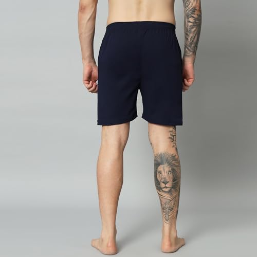 Image of Mehrang Men's Comfort Fit Workout Shorts with Pockets, Gym, Running, Yoga, Crossfit, Weightlifting