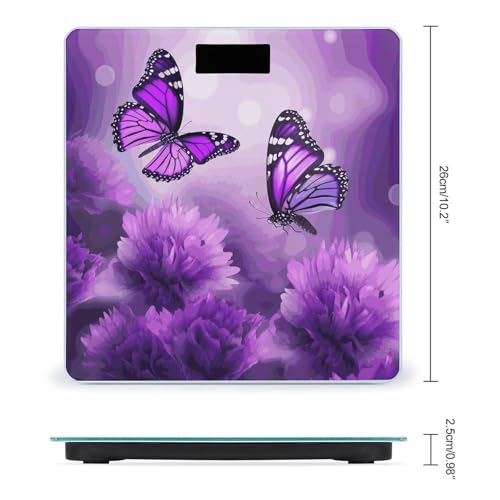 Báscula Digital FekiLoot con Pantalla Grande y Vidrio Premium miniatura 2