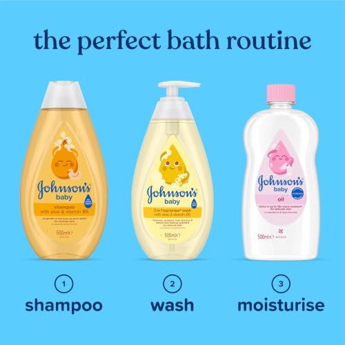Image of Johnson's Baby Oil (500ml, Pink)