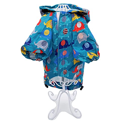 Manteau de pluie pour chat et chiot XXS avec fente pour laisse pratique - 4