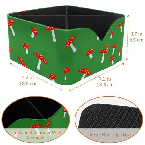 Organiseur de bureau champignon à 4 compartiments pour crayons