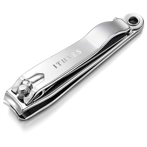 Ithyes Nagelknipser für Finger- und Fußnägel,Nagelzwicker,Großer Nagelschneider,Nail clipper,nagelknipser gelnägel,fingernagel knipser,1 Stück,Silber Ithyes Nagelknipser für Finger- und Fußnägel,Nagelzwicker,Großer Nagelschneider,Nail clipper,nagelknipser gelnägel,fingernagel knipser,1 Stück,Silber