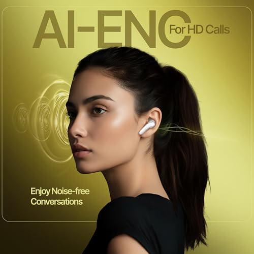 Image of Mivi DuoPods Roar (New Launch) 13mm AAC Audio Tech | AI-ENC | Dual Mic | 5.3 Bluetooth Ear Buds | 70Hrs Battery | Fast Charge | IPX4 | Low Latency | Gaming Earbuds