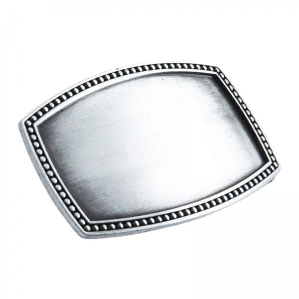 6xMetal Belt Buckle for 4cm Width Belt Cowboy Buckles Replacement DIY Silver