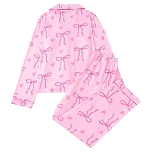 Pyjama floral femme manches longues en tissu ultra doux confort