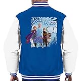 leather jacket womens Mercancía oficial Disney Frozen II Elsa Lead with Courage Men\'s Varsity Jacket