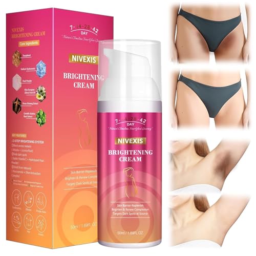 Nivexis Skin Lightening Cream, Dark Spots Remover for Body Even Toning, Effectively Whitening Women...