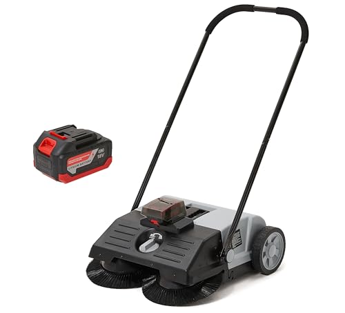 Battery Powered Artificial Grass & Hard Surface Sweeper, 22