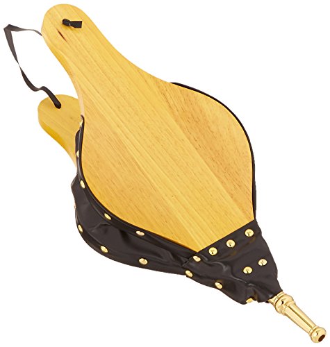 Homebasix Wood Bellows 15"x 6",Hardwood,Nature color - Thumbnail 2