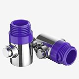 HONBOO Duschkopf Absperrventil G1/2, Duschkopf Wasserstopper mit Temperatur...