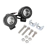 proyector led alta potencia 【COMPACTO Y FUNCIONAL】 Bajo consumo de energía, ahorro de energía, respetuoso con el medio ambiente. Las luces led de motocicleta pueden usarse como faros, luces de conducción y luces antiniebla en una variedad de estilos y varios modelos de motocicletas scooter