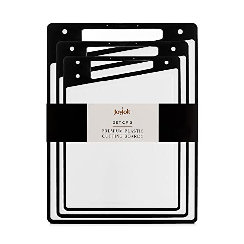 Set de 3 Tablas de Cortar Plásticas JoyJolt Rectangulares miniatura 6