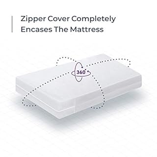 BLISSFORD Plastic Mattress Protector Zippered (36"x 80"), Waterproof Vinyl Mattress Cover, Heavy Duty Noiseless Mattress Encasement