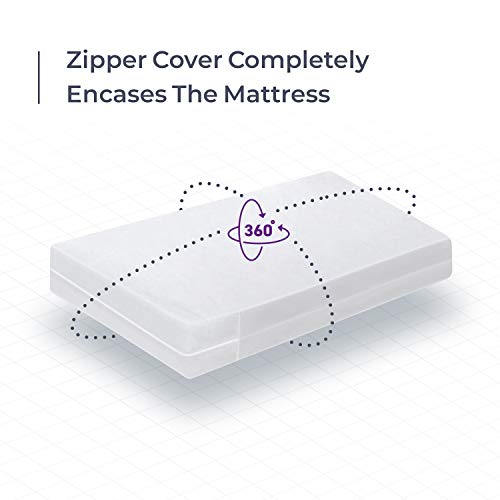 Plastic Mattress Protector Zippered Full Xl, Waterproof Vinyl Mattress Cover, Heavy Duty Noiseless Mattress Encasement By Blissford #TOP1