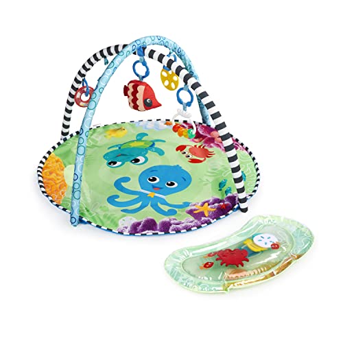 Baby-Einstein-Sea-Floor-Explorers-2-in-1-Wassermatte-tragbar-5-herausnehmbare-Spielzeuge-4-Spielmodi-Neugeborene