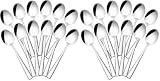 OTTO KONING Leipzig - Cuillères à Café et Dessert Argenté, Lot 12, 15,3 cm (Lot de 2)...